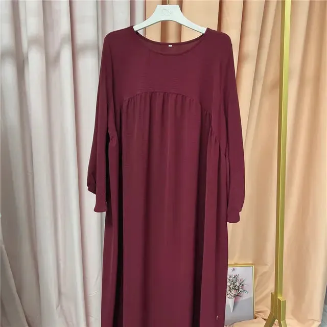 Solid Color Abayas for Women (Modest style dress)