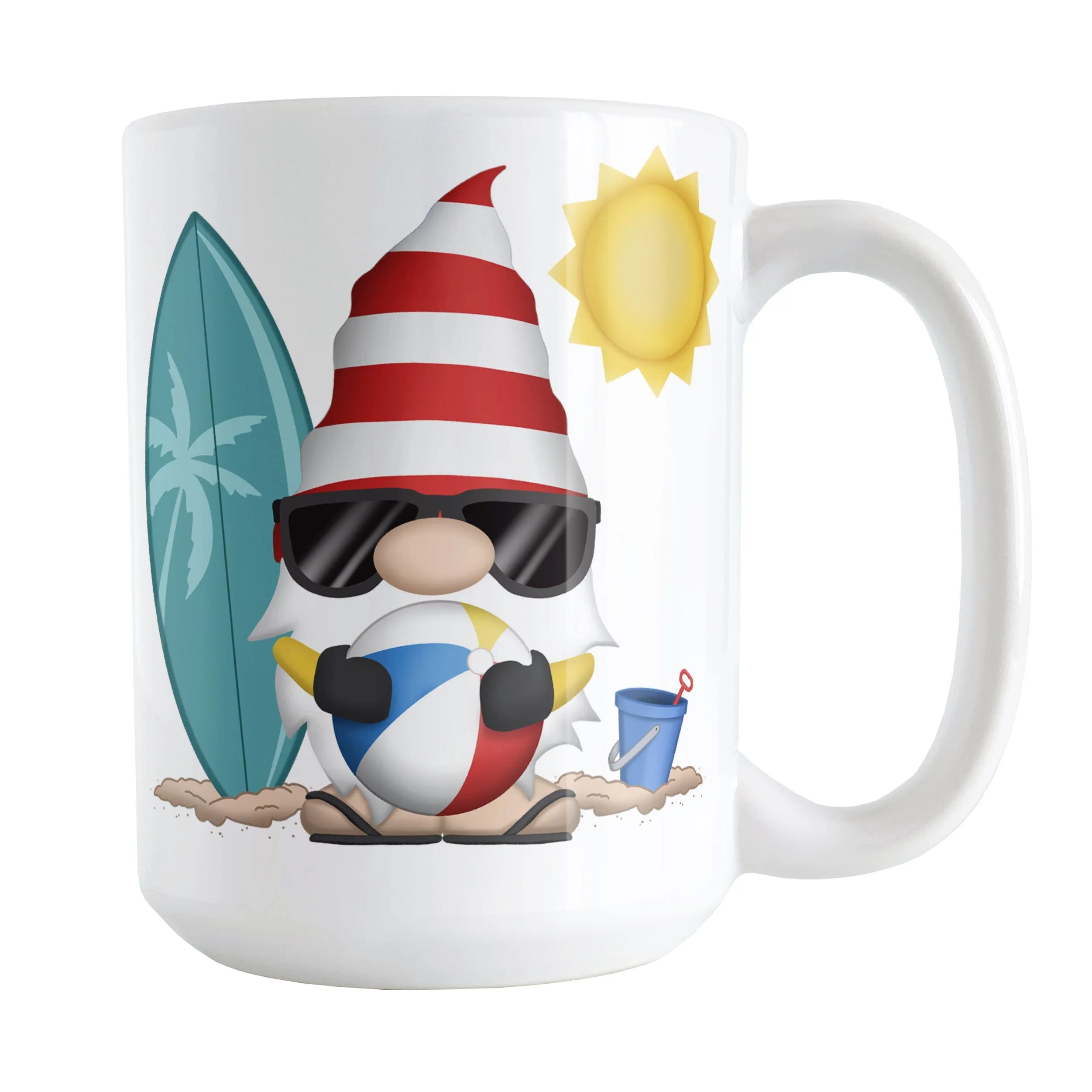 Summer Beach Gnome Mug