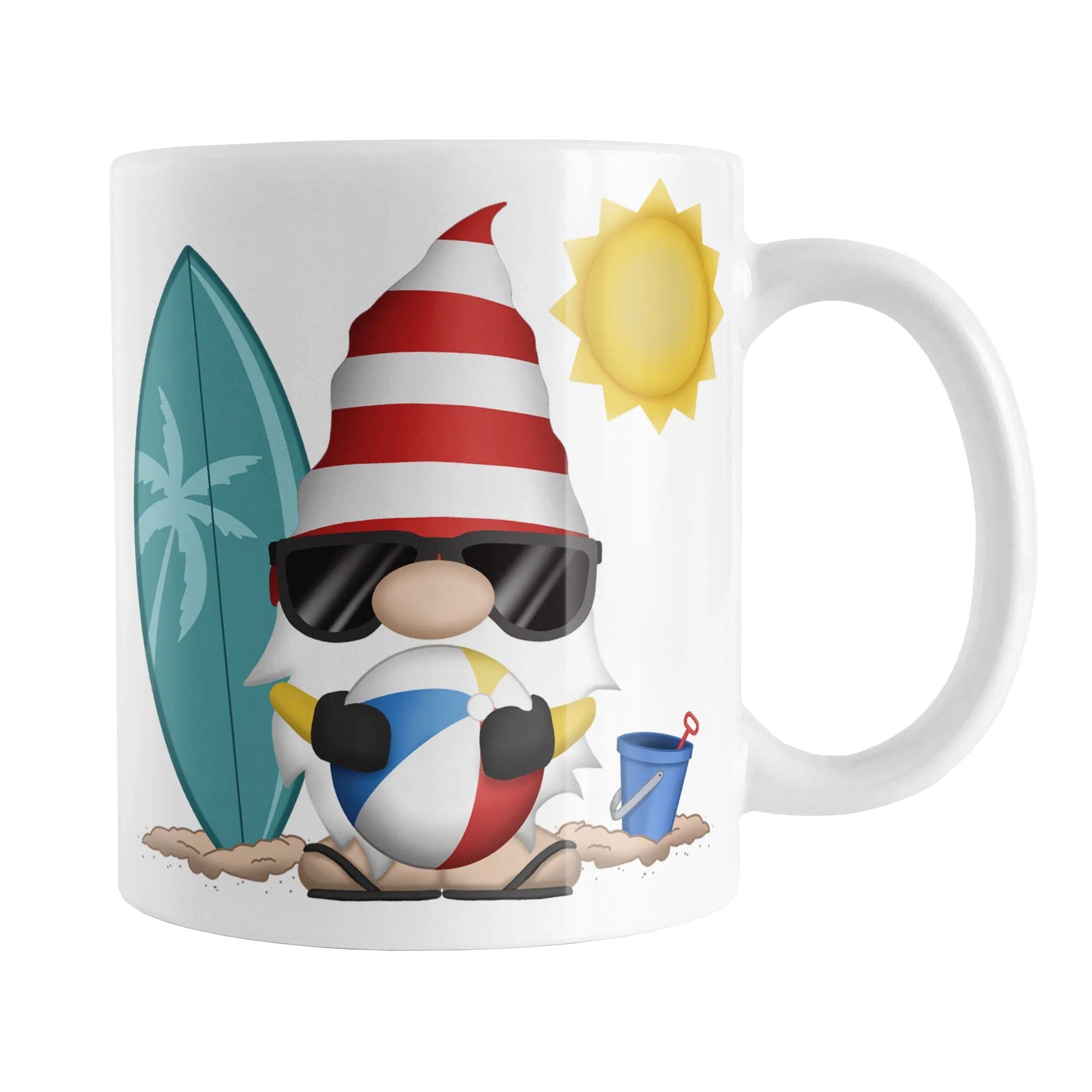 Summer Beach Gnome Mug