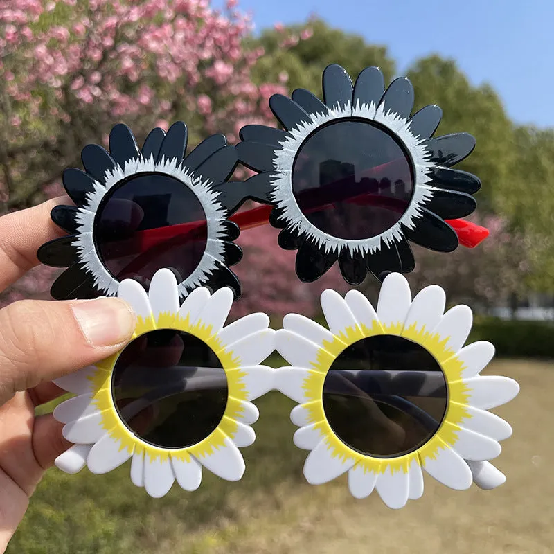 Sunflower sunglasses sunflower children's sunglasses glasses boys and girls universal sunglasses exaggerated funny show play