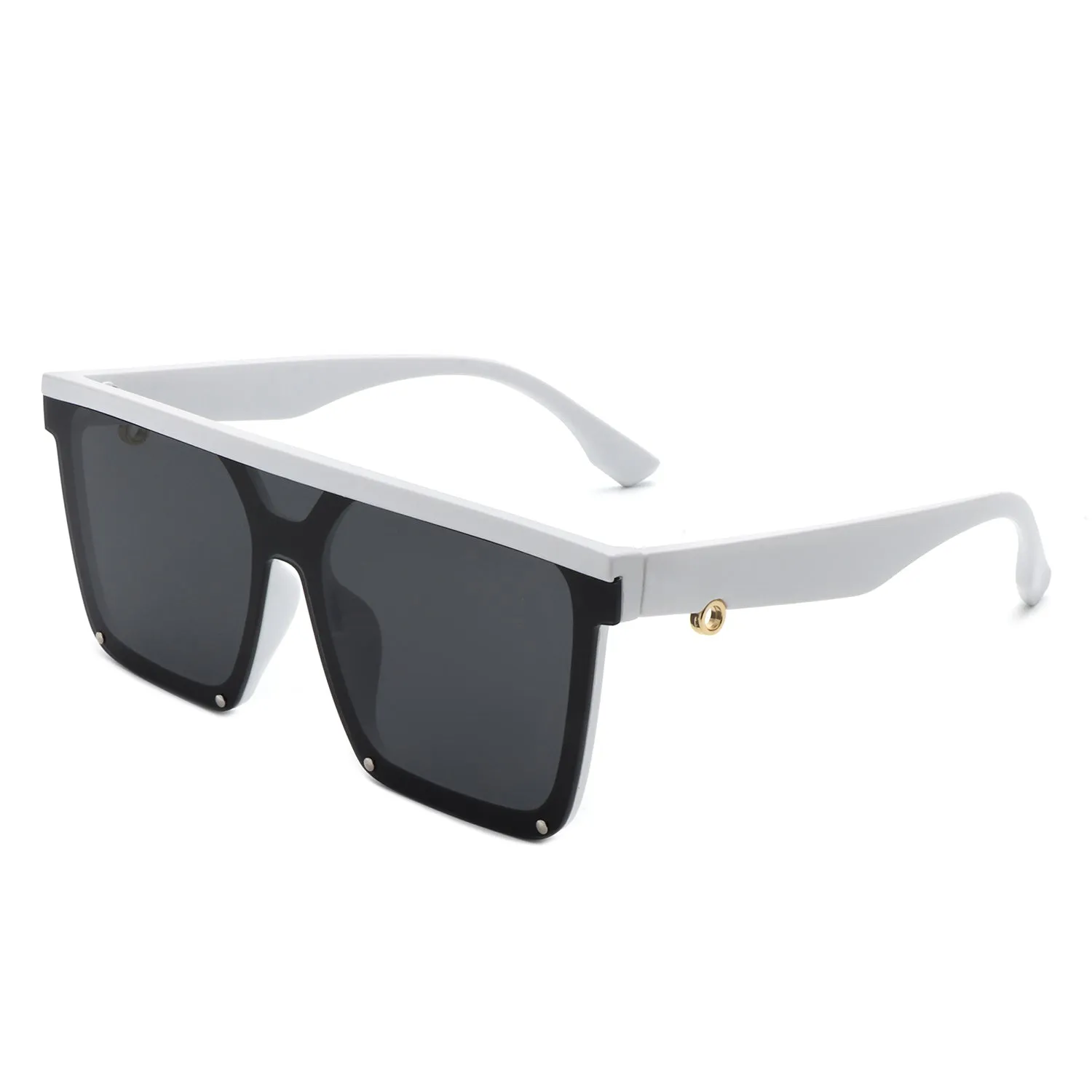 Sunquest - Oversized Square Flat Top Sunglasses for Women