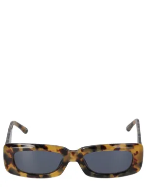 The Attico   Mini Marfa squared acetate sunglasses 