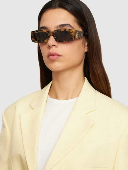 The Attico   Mini Marfa squared acetate sunglasses 