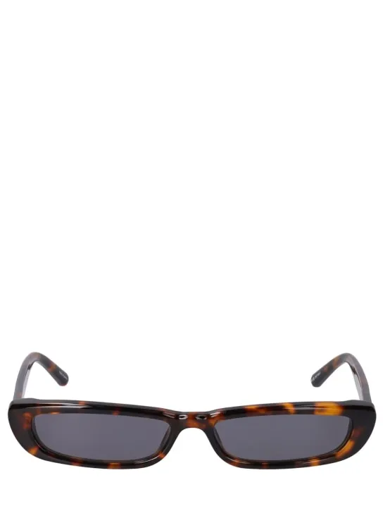 The Attico   Thea slim squared acetate sunglasses 