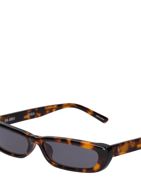 The Attico   Thea slim squared acetate sunglasses 