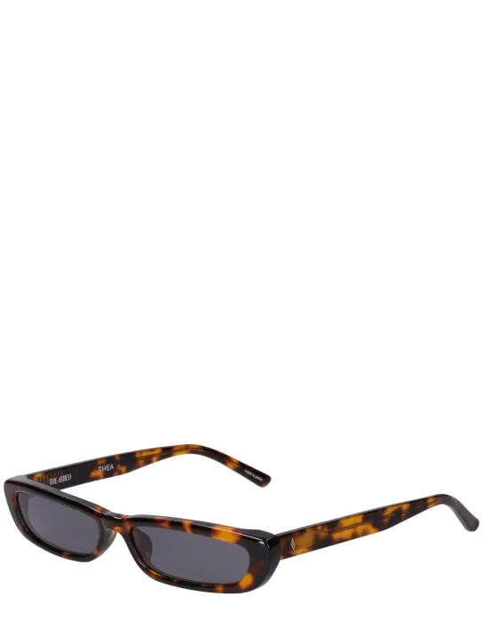 The Attico   Thea slim squared acetate sunglasses 