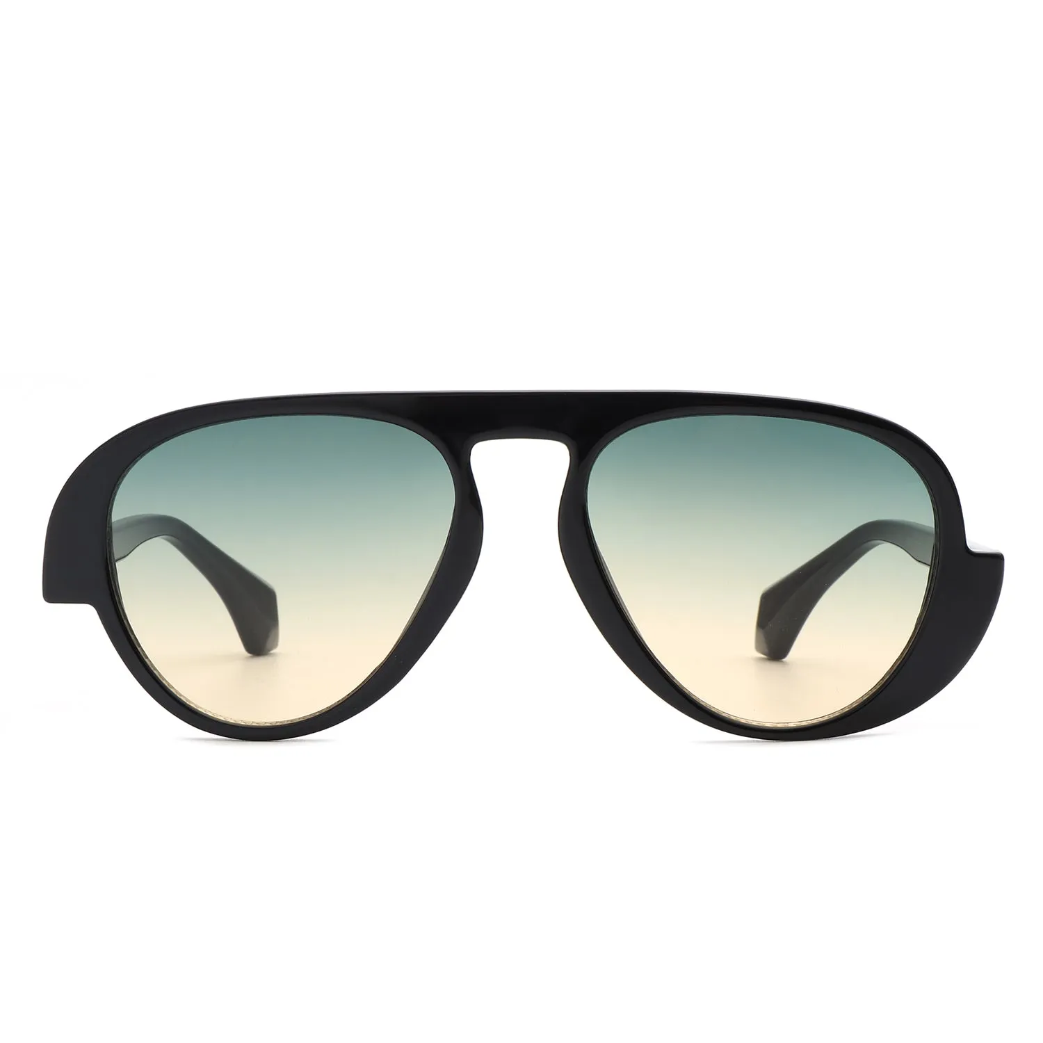 Twinklez - Futuristic Chunky Aviator Fashion Sunglasses