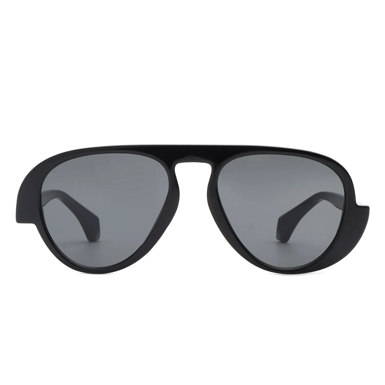 Twinklez - Futuristic Chunky Aviator Fashion Sunglasses