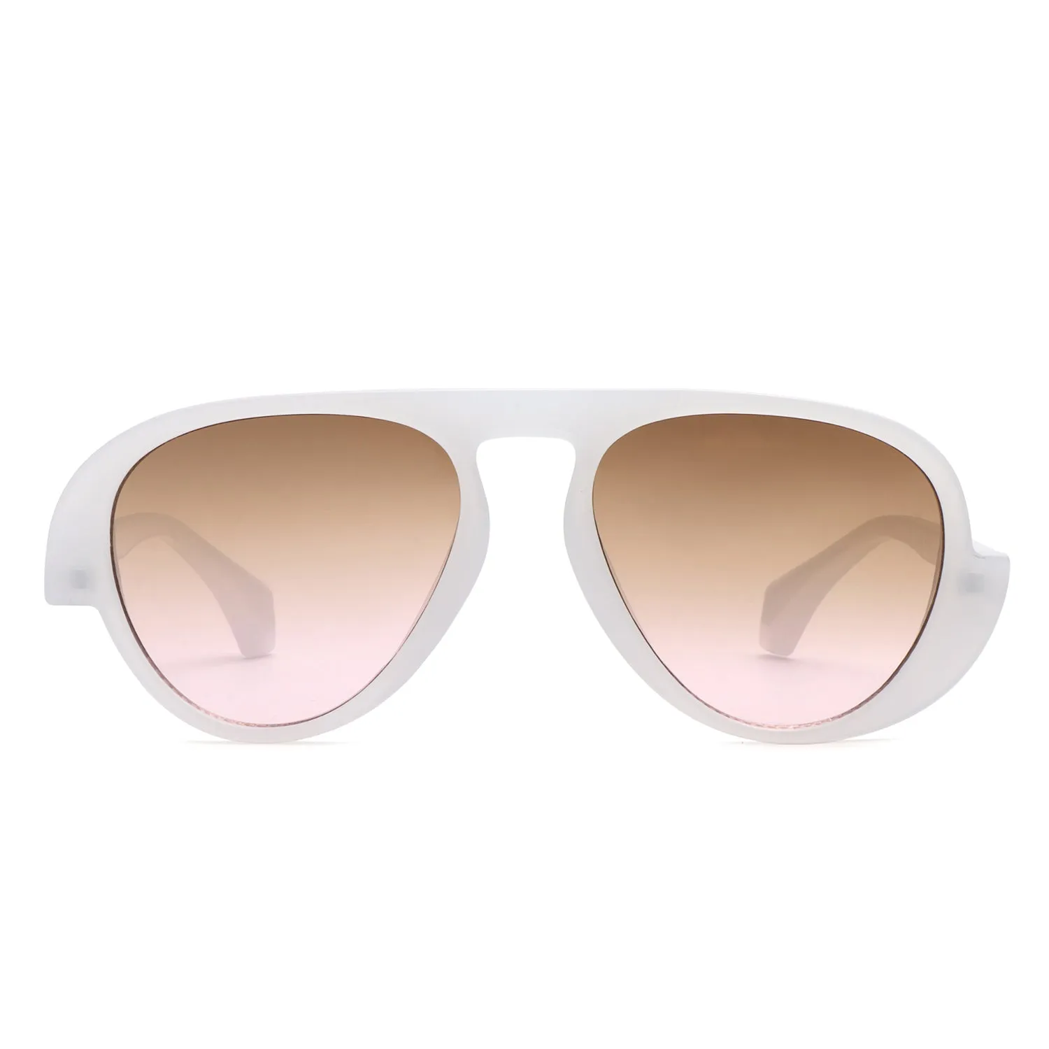 Twinklez - Futuristic Chunky Aviator Fashion Sunglasses