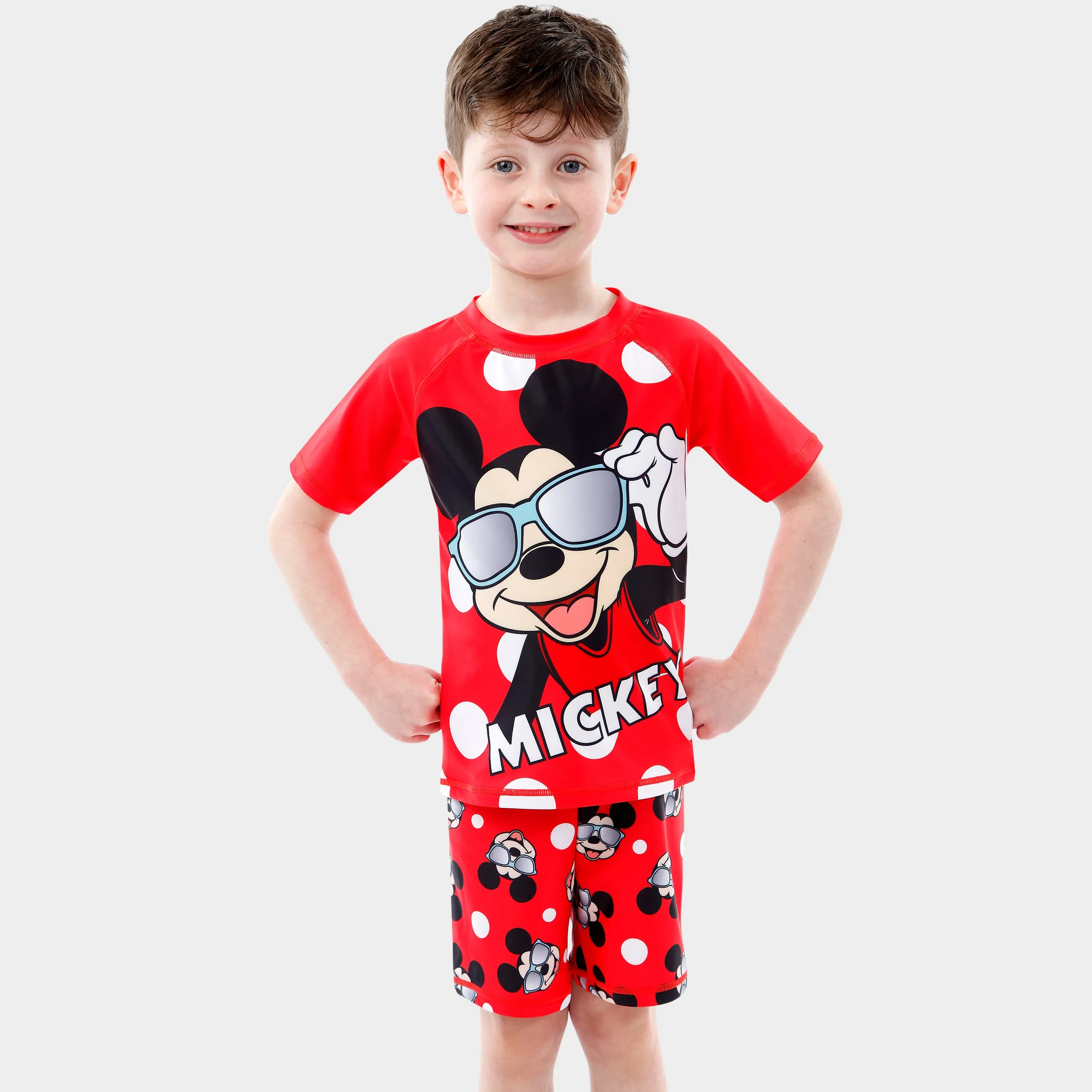 Two Piece Mickey Mouse Swimsuit