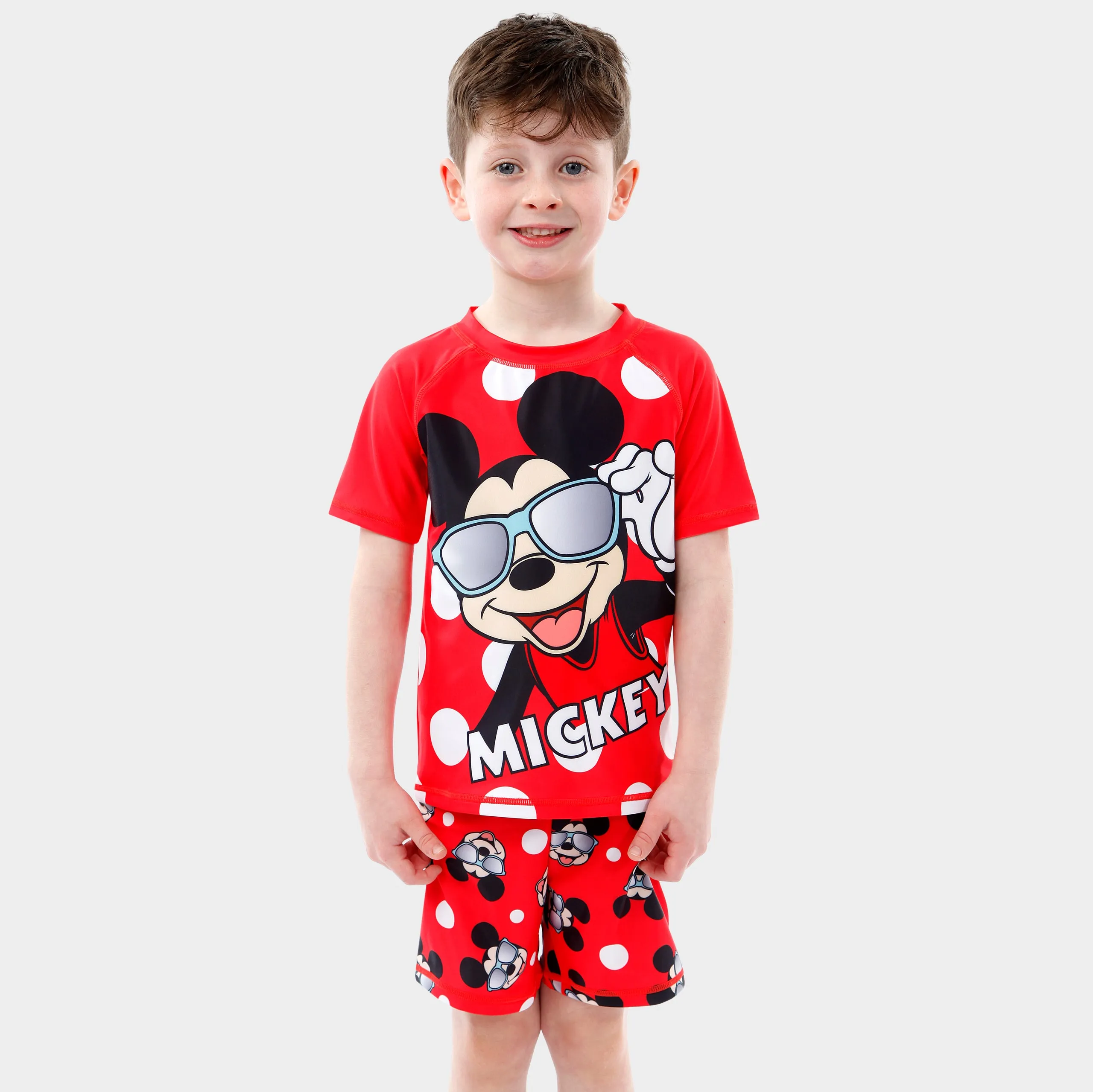 Two Piece Mickey Mouse Swimsuit