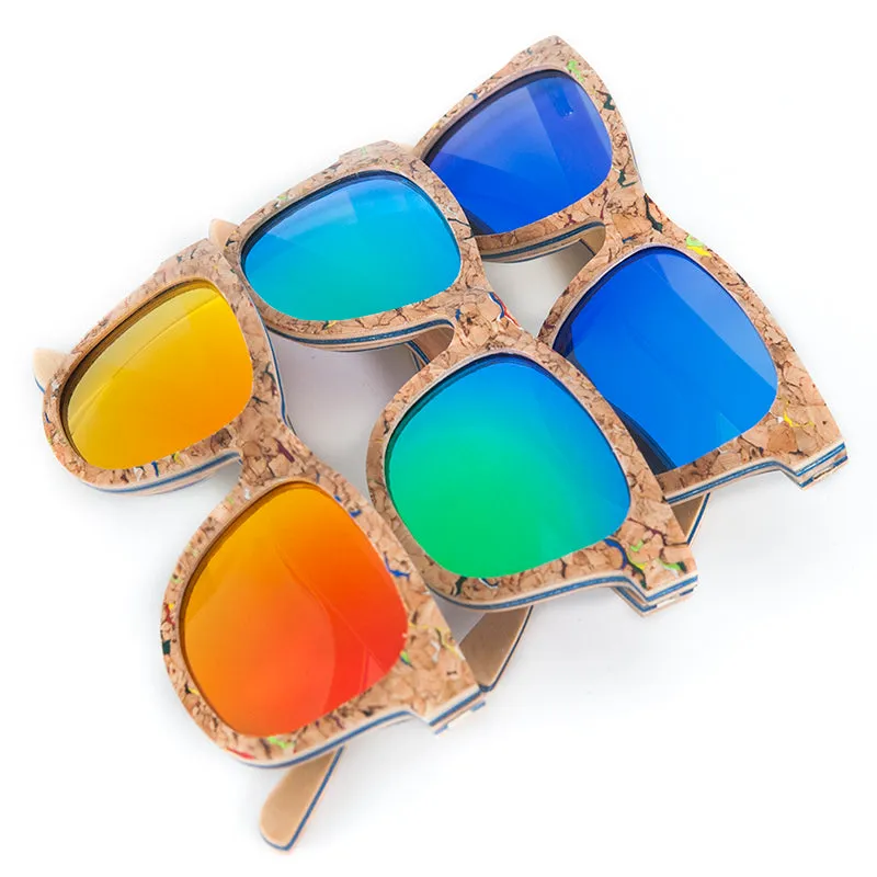 Unique Cork Wooden Sunglasses