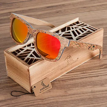 Unique Cork Wooden Sunglasses