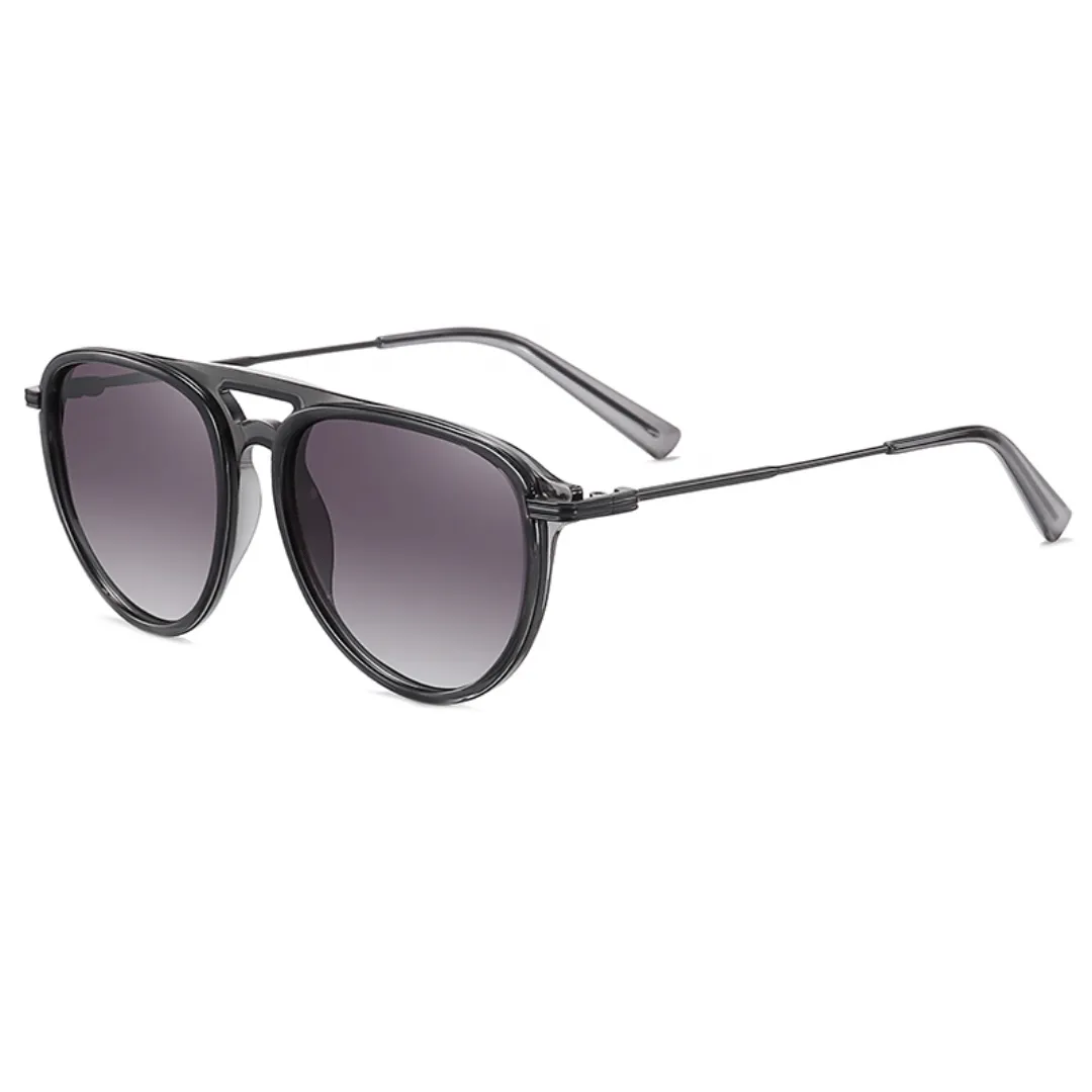 Unisex Aviator Acetate Sunglasses Chronos