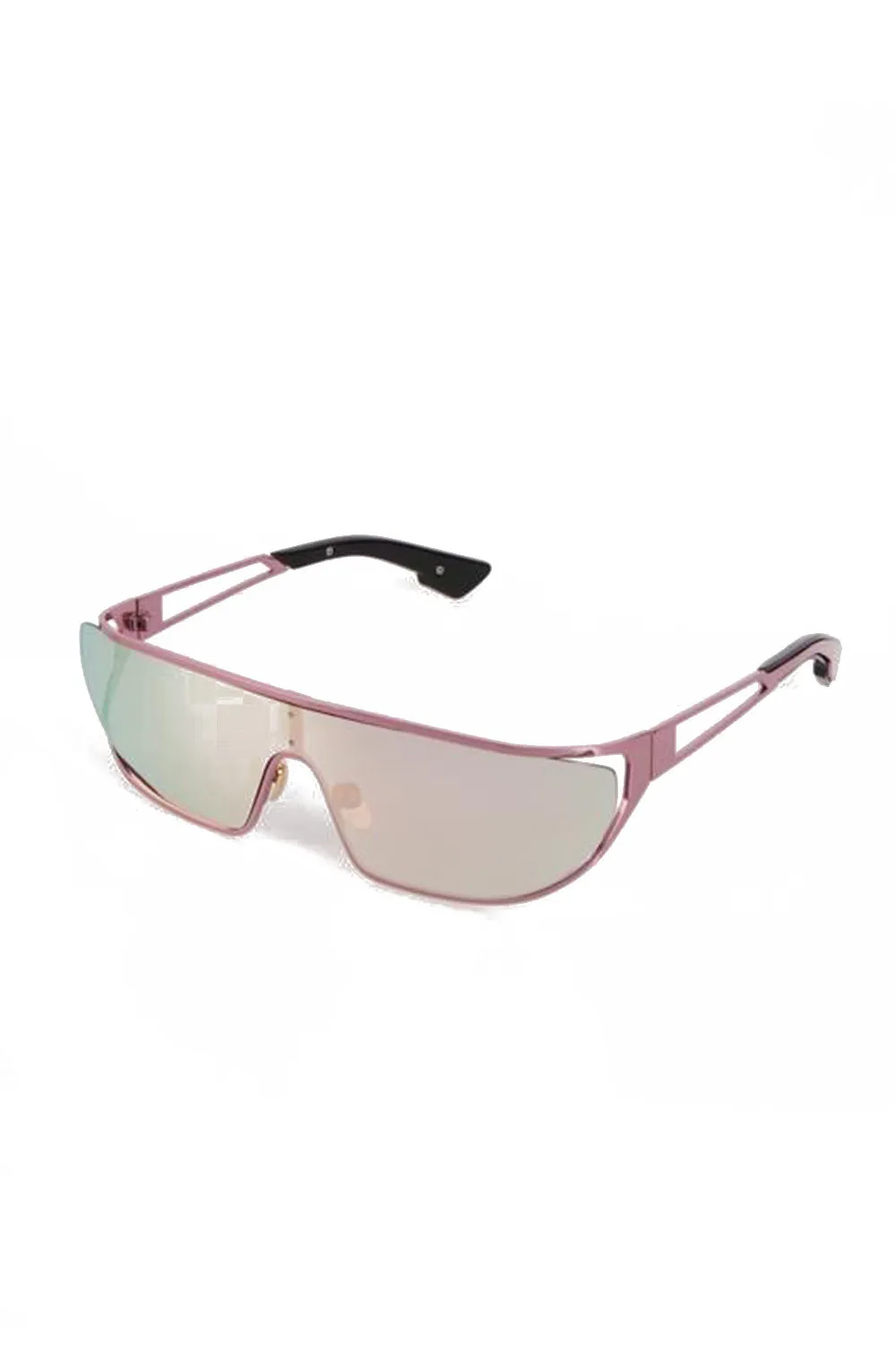 Visor Sunglasses with Metal Frame