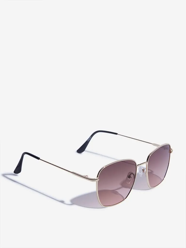 Westside Accessories Light Brown Sunglasses